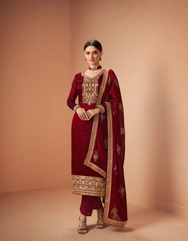 red bridal sharara